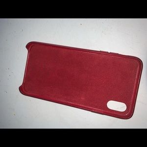 iPhone 10s max Red case